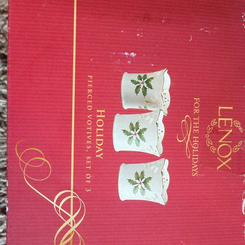 Pierce votives by Lenox